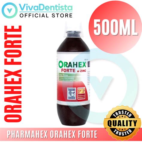 orahex forte|Orahex Forte with Zinc Oral Rinse (contains Chlorhexidine .